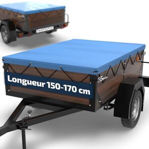 Tarpofix ® Bâche Protection Plate 160 x 110 x 7,5 cm avec Corde de bâche Bâche de remorque renforcée en PVC Bache pour remorque Divers modèles de remorques de Voitures de 350kg & 500kg - Publicité Tarpofix ® Bâche Protection Plate 160 x 110 x 7,5 cm avec Corde de bâche Bâche de remorque renforcée en PVC Bache pour remorque Divers modèles de remorques de Voitures de 350kg & 500kg - Publicité