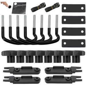 MEYAGOT Lot de 23 supports de fixation coffre de toit Écrous de sécurité universels U Largeur intérieure 85 mm 8 écrous verrouillage robustes - Publicité MEYAGOT Lot de 23 supports de fixation coffre de toit Écrous de sécurité universels U Largeur intérieure 85 mm 8 écrous verrouillage robustes - Publicité