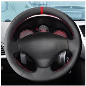 Hguvsjd Caches Volant pour Citroen C2, Housse Volant Voiture Cuir Microfibre Monter Soi-même Accessoires Automobiles Couvre Volant Voiture(Black Thread) - Publicité Hguvsjd Caches Volant pour Citroen C2, Housse Volant Voiture Cuir Microfibre Monter Soi-même Accessoires Automobiles Couvre Volant Voiture(Black Thread) - Publicité