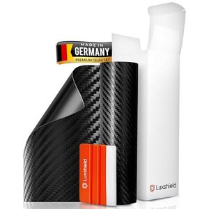 Luxshield film carbone 12x100 cm pour voiture, moto, vélo – autocollant, au mètre, fabriqué en Allemagne - Publicité Luxshield film carbone 12x100 cm pour voiture, moto, vélo – autocollant, au mètre, fabriqué en Allemagne - Publicité