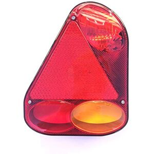 Fristom FT-77 – Feu Arrière 5 Fonctions Gauche pour Remorque – 175×220×56 mm – Feu Stop, Clignotant, Antibrouillard, Position et Triangle Réfléchissant – Homologation E9 - Publicité Fristom FT-77 – Feu Arrière 5 Fonctions Gauche pour Remorque – 175×220×56 mm – Feu Stop, Clignotant, Antibrouillard, Position et Triangle Réfléchissant – Homologation E9 - Publicité