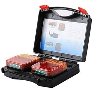 JJ 2 x Feux Arrière Base Aimanté Sans Fil Universel E11 Homologué 5 Fonctions Fixation Magnétique Wireless Pour Auto Camion Tracteur Remorque Caravane - Publicité JJ 2 x Feux Arrière Base Aimanté Sans Fil Universel E11 Homologué 5 Fonctions Fixation Magnétique Wireless Pour Auto Camion Tracteur Remorque Caravane - Publicité
