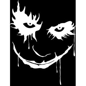 Porfeet Autocollant De Voiture, 10x13 Cm Joker Clown Étanche Amovible Car Styling Fenêtre Pare-Chocs Autocollant Autocollant Blanc - Publicité Porfeet Autocollant De Voiture, 10x13 Cm Joker Clown Étanche Amovible Car Styling Fenêtre Pare-Chocs Autocollant Autocollant Blanc - Publicité