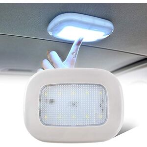 Teguangmei Auto Lampes de voiture LED Plafonnier de Dôme de Bouton poussoir sans fil USB rechargeable Commutateur Universel Interne Lumière de lecture et pour voiture Extérieur (Lumière blanche) - Publicité Teguangmei Auto Lampes de voiture LED Plafonnier de Dôme de Bouton poussoir sans fil USB rechargeable Commutateur Universel Interne Lumière de lecture et pour voiture Extérieur (Lumière blanche) - Publicité