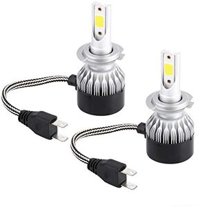 Aramox Ampoules de Phare, 2pcs H7 Super Bright Car Auto Mini LED Kit de Conversion de Phare Ampoules de Phare 55W 6000K - Publicité Aramox Ampoules de Phare, 2pcs H7 Super Bright Car Auto Mini LED Kit de Conversion de Phare Ampoules de Phare 55W 6000K - Publicité