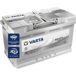 Varta Batterie de démarrage Silver Dynamic AGM XEV A6 12V 80Ah 800A 580901080, Petite - Publicité Varta Batterie de démarrage Silver Dynamic AGM XEV A6 12V 80Ah 800A 580901080, Petite - Publicité