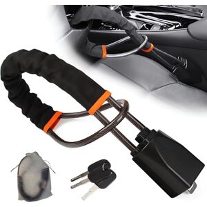 sonlpe Antivol Voiture, Canne Antivol Volant, Bloque Volant d'une Longueur Maximale de 45 cm en ABS, Fit Most Vehicles Truck SUV Van Golf Cart (Noir) - Publicité sonlpe Antivol Voiture, Canne Antivol Volant, Bloque Volant d'une Longueur Maximale de 45 cm en ABS, Fit Most Vehicles Truck SUV Van Golf Cart (Noir) - Publicité
