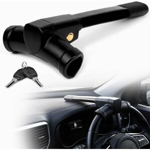 GADLANE Verrou de volant en T noir – Dispositif antivol de voiture – Verrouillage de direction de voiture adapté pour voiture, van et caravane avec 2 clés – Verrouillage de volant solide (noir) - Publicité GADLANE Verrou de volant en T noir – Dispositif antivol de voiture – Verrouillage de direction de voiture adapté pour voiture, van et caravane avec 2 clés – Verrouillage de volant solide (noir) - Publicité