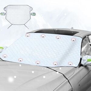 Zaxiva Bache Voiture Dégivreur Pare Brise et Rétroviseurs Latéraux, 5couches Protection Pare Brise Hiver for SUV, Camping-cars, Camionnettes et Camions, Bache Protection Voiture et Sangle D'accrochage - Publicité Zaxiva Bache Voiture Dégivreur Pare Brise et Rétroviseurs Latéraux, 5couches Protection Pare Brise Hiver for SUV, Camping-cars, Camionnettes et Camions, Bache Protection Voiture et Sangle D'accrochage - Publicité