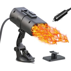 KQLHLHDYZ 12V 200W Chauffage de Voiture, 2 en 1 Chauffage et Ventilateur Voiture, Chauffage Portable Voiture Desembueur Dégivreur Pare Brise Auto avec Base Rotative à 360 Degrés pour Voiture et SUV - Publicité KQLHLHDYZ 12V 200W Chauffage de Voiture, 2 en 1 Chauffage et Ventilateur Voiture, Chauffage Portable Voiture Desembueur Dégivreur Pare Brise Auto avec Base Rotative à 360 Degrés pour Voiture et SUV - Publicité