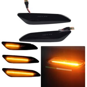 LEDFEWAG 2 pièces LED Feux de jour Clignotant Latéraux Dynamique Ambre Compatibile pour Alfa Romeo 147 156 Compatibile per Fiat Tipo Lancia Delta III Ypsilon (Black) - Publicité LEDFEWAG 2 pièces LED Feux de jour Clignotant Latéraux Dynamique Ambre Compatibile pour Alfa Romeo 147 156 Compatibile per Fiat Tipo Lancia Delta III Ypsilon (Black) - Publicité