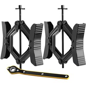 VEVOR Stabilisateur de Roue de Camping-Car en Forme de H, Cale Roue, Clé Intégrée Adapté pour Un Espace de Pneu de 8,9 à 30,5 cm, 2 Jeux, avec Clé à Cliquet et Sac de Rangement pour Caravane, Camions - Publicité VEVOR Stabilisateur de Roue de Camping-Car en Forme de H, Cale Roue, Clé Intégrée Adapté pour Un Espace de Pneu de 8,9 à 30,5 cm, 2 Jeux, avec Clé à Cliquet et Sac de Rangement pour Caravane, Camions - Publicité