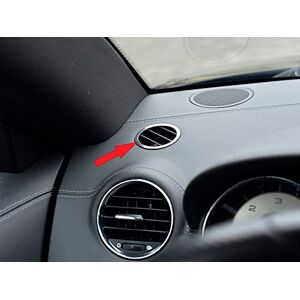autoCOVR Couverture Intérieur en Acier pour Peugeot.RCZ 2 Pièces Bouches D'aération de Dégivrage Cadre Circulaire Anneau Décoratif Inox Brossé Tuning RCZ Accessoires - Publicité autoCOVR Couverture Intérieur en Acier pour Peugeot.RCZ 2 Pièces Bouches D'aération de Dégivrage Cadre Circulaire Anneau Décoratif Inox Brossé Tuning RCZ Accessoires - Publicité