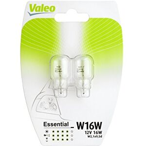 Valeo Ampoule Halogène Essential 32122 W16W Lot de 2 - Publicité Valeo Ampoule Halogène Essential 32122 W16W Lot de 2 - Publicité