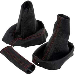 AERZETIX C63399 Soufflet de levier de vitesse et frein à main en cuir véritable compatible avec Peugeot 308 I 2007-2013 noir avec surpiqûres rouges pour boîte de vitesse manuelle - Publicité AERZETIX C63399 Soufflet de levier de vitesse et frein à main en cuir véritable compatible avec Peugeot 308 I 2007-2013 noir avec surpiqûres rouges pour boîte de vitesse manuelle - Publicité