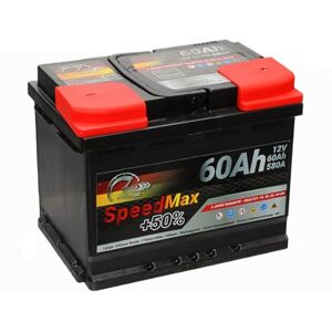 SpeedMax Batterie Auto 60 Ah 580A L2 Puissance Maximale, Longue Durée, de tailles allant de L0 à L6 et également pour véhicules utilitaires et camions - Publicité SpeedMax Batterie Auto 60 Ah 580A L2 Puissance Maximale, Longue Durée, de tailles allant de L0 à L6 et également pour véhicules utilitaires et camions - Publicité