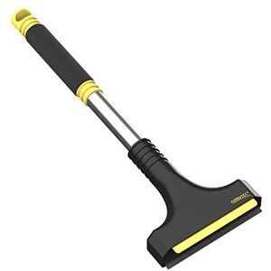 AUPROTEC Grattoir à Glace avec Racloir en Polycarbonate Gratte-Givre Pare Brise + Raclette de Caoutchouc et Poignée antidérapante Outil d'hiver A 12 Couleur Noir-Jaune - Publicité AUPROTEC Grattoir à Glace avec Racloir en Polycarbonate Gratte-Givre Pare Brise + Raclette de Caoutchouc et Poignée antidérapante Outil d'hiver A 12 Couleur Noir-Jaune - Publicité