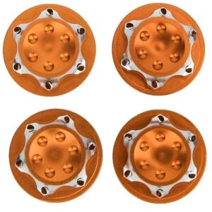VBESTLIFE Pack de 4pcs 17mm écrou de moyeu de Roue, Alliage d'aluminium Anti-poussière Couvercle écrou Remplacement de Roue Accessoire adapté pour 1/8 RC modèle de Voiture(Orange) - Publicité VBESTLIFE Pack de 4pcs 17mm écrou de moyeu de Roue, Alliage d'aluminium Anti-poussière Couvercle écrou Remplacement de Roue Accessoire adapté pour 1/8 RC modèle de Voiture(Orange) - Publicité