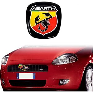 Abarth 3D Sticker Logo Bouclier Officiel pour Fiat Grande Punto, Avant, 60 x 65 mm - Publicité Abarth 3D Sticker Logo Bouclier Officiel pour Fiat Grande Punto, Avant, 60 x 65 mm - Publicité