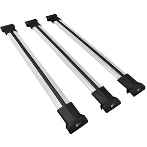 apline Compatible avec Nissan NP300 (D23) 2015-2021 Fly Model Barres de Toit Railing Porte-Bagages de Voiture Gris Aluminium 3 Barres - Publicité apline Compatible avec Nissan NP300 (D23) 2015-2021 Fly Model Barres de Toit Railing Porte-Bagages de Voiture Gris Aluminium 3 Barres - Publicité