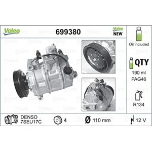 Compresseur de Climatisation Valeo A4/A6/A8 - 7SUE16, R134a, 12V - Publicité Compresseur de Climatisation Valeo A4/A6/A8 - 7SUE16, R134a, 12V - Publicité