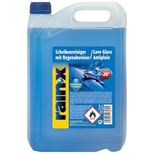 Rain-X Lave-Glace Anti-Pluie – Technologie Hydrophobe pour Visibilité Optimale – Protection Antigel Jusqu’à -20°C – Formule sans Méthanol – 5L - Publicité Rain-X Lave-Glace Anti-Pluie – Technologie Hydrophobe pour Visibilité Optimale – Protection Antigel Jusqu’à -20°C – Formule sans Méthanol – 5L - Publicité
