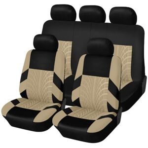 AYBEN Lot de 9 Housses de siège de Voiture, pour Peugeot 2008 e-2008 GT Line 2020-2024 Avant Arrière Coussins Couvre Respirant Imperméable Protections Accessoires,C Beige - Publicité AYBEN Lot de 9 Housses de siège de Voiture, pour Peugeot 2008 e-2008 GT Line 2020-2024 Avant Arrière Coussins Couvre Respirant Imperméable Protections Accessoires,C Beige - Publicité