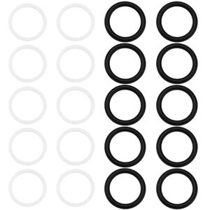 LT Easiyl Lot de 20 Joints D'étanchéité en Caoutchouc pour Raccord Hydraulique à Dégagement Rapide 27 X 20 X 3,5 Mm Et 24,8 X 20,6 X 1,3 Mm Compatibles avec BG3 Le Tracteur à Prise Noir Et Blanc - Publicité LT Easiyl Lot de 20 Joints D'étanchéité en Caoutchouc pour Raccord Hydraulique à Dégagement Rapide 27 X 20 X 3,5 Mm Et 24,8 X 20,6 X 1,3 Mm Compatibles avec BG3 Le Tracteur à Prise Noir Et Blanc - Publicité