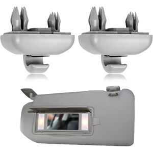 Lyramis 2 Pièces Clip Pare Soleil,Crochet Pare-Soleil Remplacement Fixation Attache Intérieur Pare Soleil Support Visière Compatible,pour Voiture Audi A1,A3,A4,A5,Q3,Q5 (8E0,857,562) A7,B6,B7,B8,S4,S5(Gris) - Publicité Lyramis 2 Pièces Clip Pare Soleil,Crochet Pare-Soleil Remplacement Fixation Attache Intérieur Pare Soleil Support Visière Compatible,pour Voiture Audi A1,A3,A4,A5,Q3,Q5 (8E0,857,562) A7,B6,B7,B8,S4,S5(Gris) - Publicité