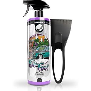 Nuke Guys Kit de dégivreur de pare-brise de voiture 1 spray anti-glace 1 litre pour vitres de voiture + 1 grattoir à glace Spray dégivrant pour une vision claire - Publicité Nuke Guys Kit de dégivreur de pare-brise de voiture 1 spray anti-glace 1 litre pour vitres de voiture + 1 grattoir à glace Spray dégivrant pour une vision claire - Publicité