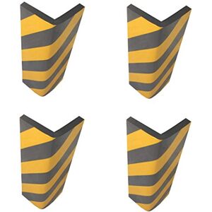 SNS SAFETY LTD Adhésives protecteurs d'angle, Caoutchouc Mousse, pour protéger Les véhicules dans Les garages et entrepôts, 44x25x2cm, 4 pièces (Noir Jaune) - Publicité SNS SAFETY LTD Adhésives protecteurs d'angle, Caoutchouc Mousse, pour protéger Les véhicules dans Les garages et entrepôts, 44x25x2cm, 4 pièces (Noir Jaune) - Publicité