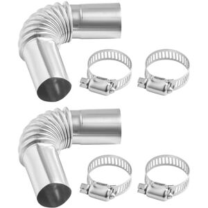 VEVOR Raccord Coudé pour Tuyau d'Échappement de Chauffage Diesel 25 mm 2PCs, Connecteur Coudé d’Échappement pour Réchauffeur de Stationnement 2 kW/5 kW/8 kW, en Inox, 4 Colliers de Serrage, Entretien - Publicité VEVOR Raccord Coudé pour Tuyau d'Échappement de Chauffage Diesel 25 mm 2PCs, Connecteur Coudé d’Échappement pour Réchauffeur de Stationnement 2 kW/5 kW/8 kW, en Inox, 4 Colliers de Serrage, Entretien - Publicité