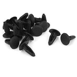 uxcell sourcingmap 16 Pcs Rivet Plastique Clip de Fixation 4mm x 6mm x 13mm Noir pour Pare-chocs Pare-boue de Voiture - Publicité uxcell sourcingmap 16 Pcs Rivet Plastique Clip de Fixation 4mm x 6mm x 13mm Noir pour Pare-chocs Pare-boue de Voiture - Publicité
