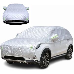 Gaoxianglin Anti-Grêle Housse Voiture Exterieur pour N issan Micra 1982-2024 Demi Bache Voiture Extérieur Étanche Respirante Personnalisé,Coton Épais,Imperméable & UV,Argenté-Half Cover - Publicité Gaoxianglin Anti-Grêle Housse Voiture Exterieur pour N issan Micra 1982-2024 Demi Bache Voiture Extérieur Étanche Respirante Personnalisé,Coton Épais,Imperméable & UV,Argenté-Half Cover - Publicité