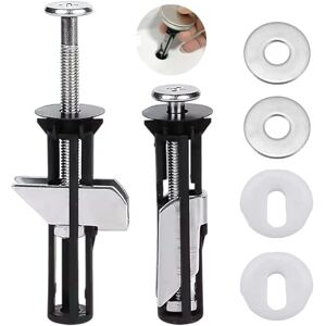 TGKEAIY Vis et boulons universels pour siège de toilette, fixation à charnière à dégagement rapide supérieure, installation facile kit de rechange pour siège de toilette(2 pièces) (Screws-JS2) - Publicité TGKEAIY Vis et boulons universels pour siège de toilette, fixation à charnière à dégagement rapide supérieure, installation facile kit de rechange pour siège de toilette(2 pièces) (Screws-JS2) - Publicité