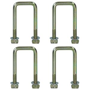 AB Tools Lot de 4 boulons en U M10 40 mm x 88 mm pour remorques avec écrous haute résistance - Publicité AB Tools Lot de 4 boulons en U M10 40 mm x 88 mm pour remorques avec écrous haute résistance - Publicité