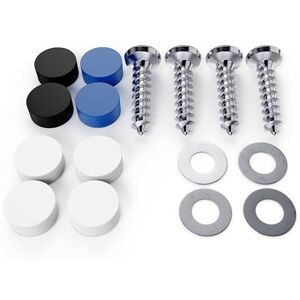 L & P Car Design A0023 Lot de 4 vis de fixation pour plaque d'immatriculation 4,8 x 16 Cache-vis inclus - Publicité L & P Car Design A0023 Lot de 4 vis de fixation pour plaque d'immatriculation 4,8 x 16 Cache-vis inclus - Publicité