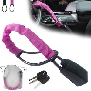 sonlpaakk Antivol Voiture, Canne Antivol Voiture Volant, Bloque Volant Voiture D'une Longueur Maximale de 45 cm, Bloque Volant en ABS, Antivol Voiture Fit Most Vehicles Truck Suv Van Golf Cart (Rose) - Publicité sonlpaakk Antivol Voiture, Canne Antivol Voiture Volant, Bloque Volant Voiture D'une Longueur Maximale de 45 cm, Bloque Volant en ABS, Antivol Voiture Fit Most Vehicles Truck Suv Van Golf Cart (Rose) - Publicité