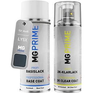 PRiME Peinture voiture kit bombe aérosol 2C aérosol pour Audi LY5X / Y5X / N5 Aquablau Metallic/Bleu Aqua Nacre de couche de base vernis 2 composants - Publicité PRiME Peinture voiture kit bombe aérosol 2C aérosol pour Audi LY5X / Y5X / N5 Aquablau Metallic/Bleu Aqua Nacre de couche de base vernis 2 composants - Publicité