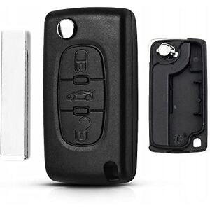 AWPARTS Coque de clé de voiture Noir Plastique Compatible avec Peugeot 207 307 308 PARTNER - Publicité AWPARTS Coque de clé de voiture Noir Plastique Compatible avec Peugeot 207 307 308 PARTNER - Publicité