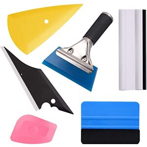 Ehdis Kit Covering Outils de Film de fenêtre de Voiture Vinyle, 6 PCS Vitrage de véhicules de Protection Window Film Car Emballage Teinte Vinyle Installation de l'outil: raclettes, grattoirs - Publicité Ehdis Kit Covering Outils de Film de fenêtre de Voiture Vinyle, 6 PCS Vitrage de véhicules de Protection Window Film Car Emballage Teinte Vinyle Installation de l'outil: raclettes, grattoirs - Publicité