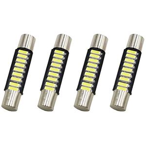Ruiandsion Lot de 4 ampoules LED Festoon 29 mm DC 12 V 4014 9SMD Chipsets 6000 K pour intérieur de voiture, plafonnier, carte, pare-soleil, miroir - Publicité Ruiandsion Lot de 4 ampoules LED Festoon 29 mm DC 12 V 4014 9SMD Chipsets 6000 K pour intérieur de voiture, plafonnier, carte, pare-soleil, miroir - Publicité