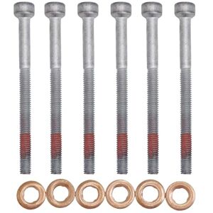 Bywindup 6 jeux de boulons et rondelles pour support de buse d'injecteur de carburant, joints d'étanchéité compatibles avec Mercedes 98-14, en remplacement des références A6119900122 et A0009902907 - Publicité Bywindup 6 jeux de boulons et rondelles pour support de buse d'injecteur de carburant, joints d'étanchéité compatibles avec Mercedes 98-14, en remplacement des références A6119900122 et A0009902907 - Publicité