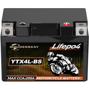 MOUDENSKAY Batterie de moto Powersports 12 V au lithium avec BMS (YTX4L-BS 12,8 V 2 Ah 200 CCA) Batterie de démarrage LiFePO4 pour motos, ATV, UTV, véhicules nautiques etc. Publicité MOUDENSKAY Batterie de moto Powersports 12 V au lithium avec BMS (YTX4L-BS 12,8 V 2 Ah 200 CCA) Batterie de démarrage LiFePO4 pour motos, ATV, UTV, véhicules nautiques etc. Publicité