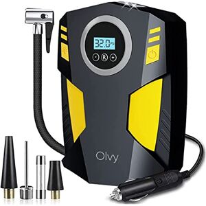 Olvy Compresseur d'air 12V Pompe à pneus électrique Pompe à vélo électrique Pompe à pneu à compresseur Vélo/Voiture/Moto/Balle/Matelas pneumatique Avec 4 pièces - Publicité Olvy Compresseur d'air 12V Pompe à pneus électrique Pompe à vélo électrique Pompe à pneu à compresseur Vélo/Voiture/Moto/Balle/Matelas pneumatique Avec 4 pièces - Publicité