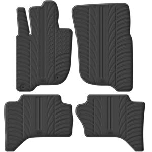 Gledring Set tapis de caoutchouc compatible avec Mitsubishi L200 (Triton) 2015-2019 & FL 2019- (T profil 4-pièces + clips de montage) - Publicité Gledring Set tapis de caoutchouc compatible avec Mitsubishi L200 (Triton) 2015-2019 & FL 2019- (T profil 4-pièces + clips de montage) - Publicité