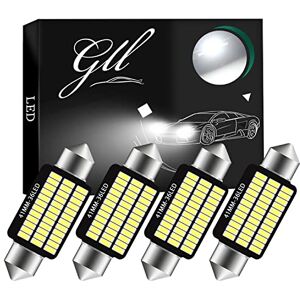 GLL Grandview 4pcs 41MM C5W Canbus Blanc Ampoules LED Intérieures avec 36-3014-SMD 6411 6413 6418 LED Ampoules pour Voiture Intérieur Dôme Carte Porte Lumières Plaque de Courtoisie (DC 9-16V) - Publicité GLL Grandview 4pcs 41MM C5W Canbus Blanc Ampoules LED Intérieures avec 36-3014-SMD 6411 6413 6418 LED Ampoules pour Voiture Intérieur Dôme Carte Porte Lumières Plaque de Courtoisie (DC 9-16V) - Publicité