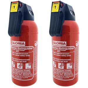MBS FIRE Gloria P2GM Lot de 2 extincteurs à poudre pour voiture Classe de feu ABC avec support et plaque 2 kg - Publicité MBS FIRE Gloria P2GM Lot de 2 extincteurs à poudre pour voiture Classe de feu ABC avec support et plaque 2 kg - Publicité