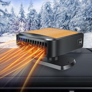 KQLHLHDYZ Chauffage pour Voiture 12 V 200 W, Chauffage Portable pour Voiture, désembueur Rotatif à 360° avec Prise Allume-Cigare, désembueur de Pare-Brise et dégivreur de vitres pour SUV et camions - Publicité KQLHLHDYZ Chauffage pour Voiture 12 V 200 W, Chauffage Portable pour Voiture, désembueur Rotatif à 360° avec Prise Allume-Cigare, désembueur de Pare-Brise et dégivreur de vitres pour SUV et camions - Publicité