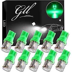 GLL Ampoules LED W5W, Ampoules LED BVert 501 T10 5630 5 SMD 120 Lumens pour les Dômes de Voiture Feux Latéraux Feux de Licence Feux de Coffre - Publicité GLL Ampoules LED W5W, Ampoules LED BVert 501 T10 5630 5 SMD 120 Lumens pour les Dômes de Voiture Feux Latéraux Feux de Licence Feux de Coffre - Publicité